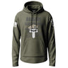 Army Rangers Lead the Way Skull Graphic Lightweight Hoodie Lightweight Hoodie 90125-S-MG-THIN