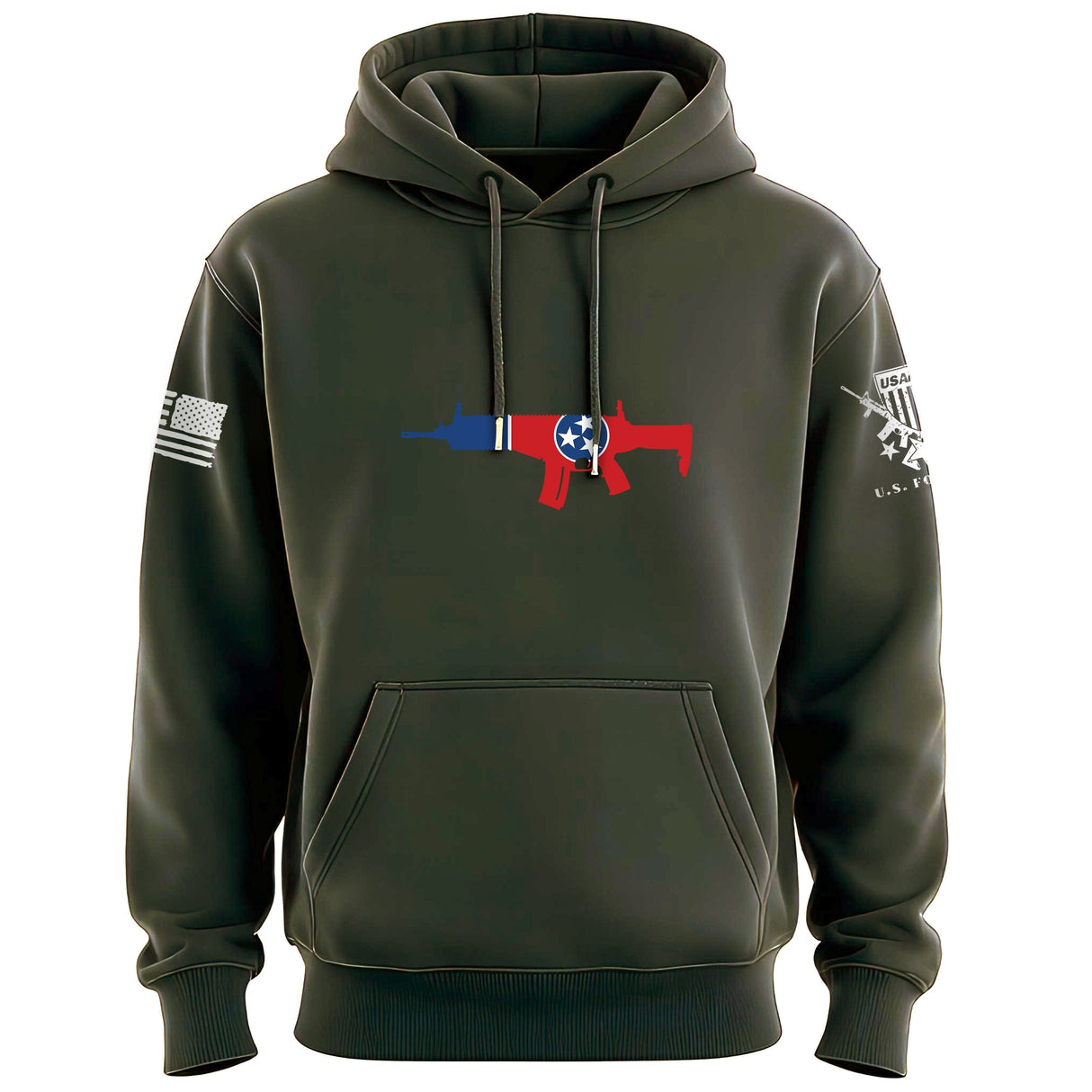 ARX160 Tennessee Flag Hoodie Hoodies 100023-S-MG