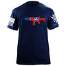 ARX160 Tennessee Flag T-Shirt Shirts 87092-S-NAVY