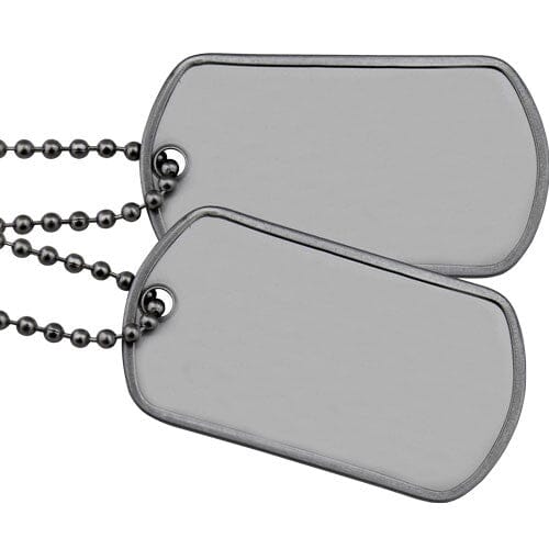 Dull / Mil-Spec Dog Tags