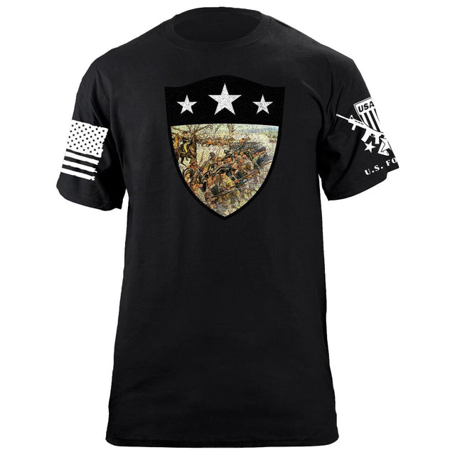 Battle of Guilford Courthouse Shield T-Shirt Shirts 87110-S-BK