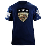 Battle of Guilford Courthouse Shield T-Shirt Shirts 87110-S-NAVY