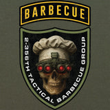 2-356th Tactical Barbecue Group T-Shirt - Green & Yellow Shirts 