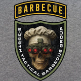 2-356th Tactical Barbecue Group T-Shirt - Green & Yellow Shirts 