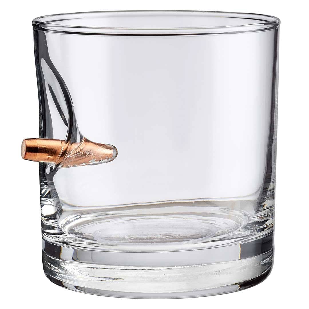 BenShot Rocks Glass - 11oz Handmade Glass RG1000