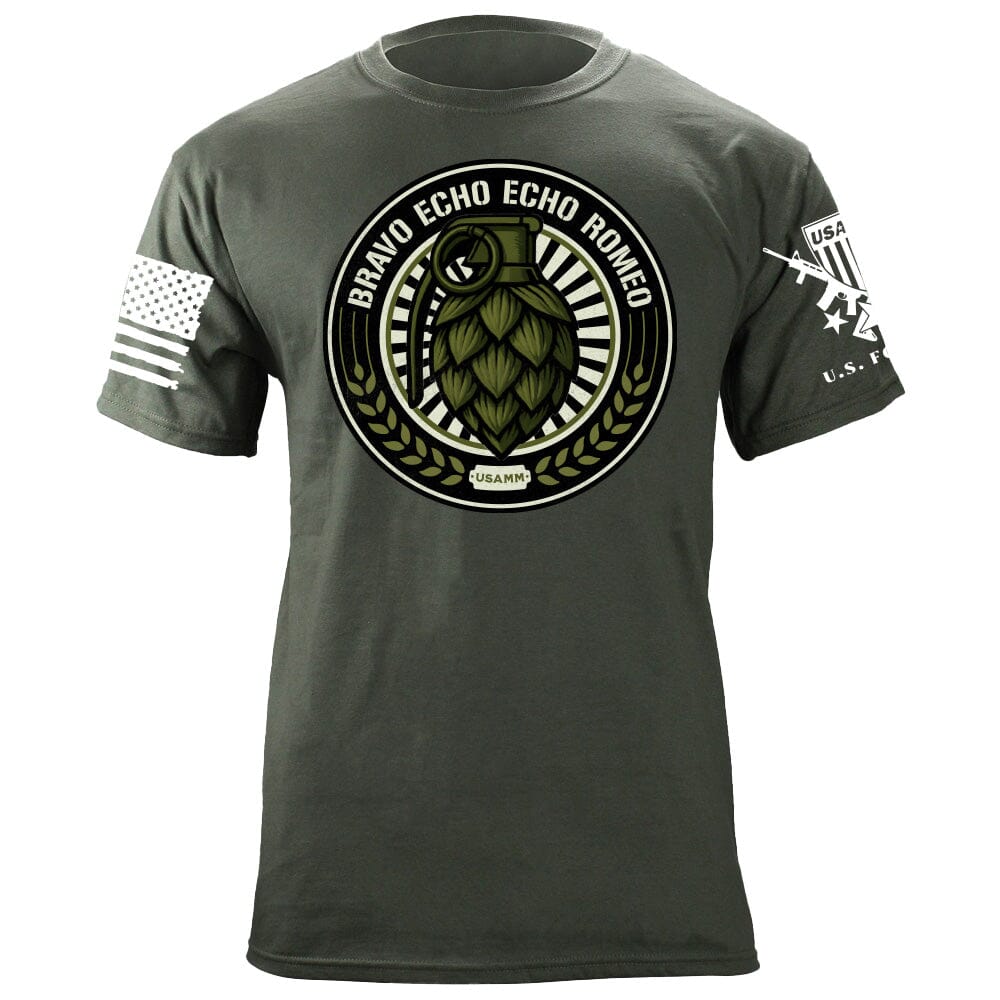 Bravo Echo Echo Romeo BEER T-Shirt Shirts 86372-S-MG
