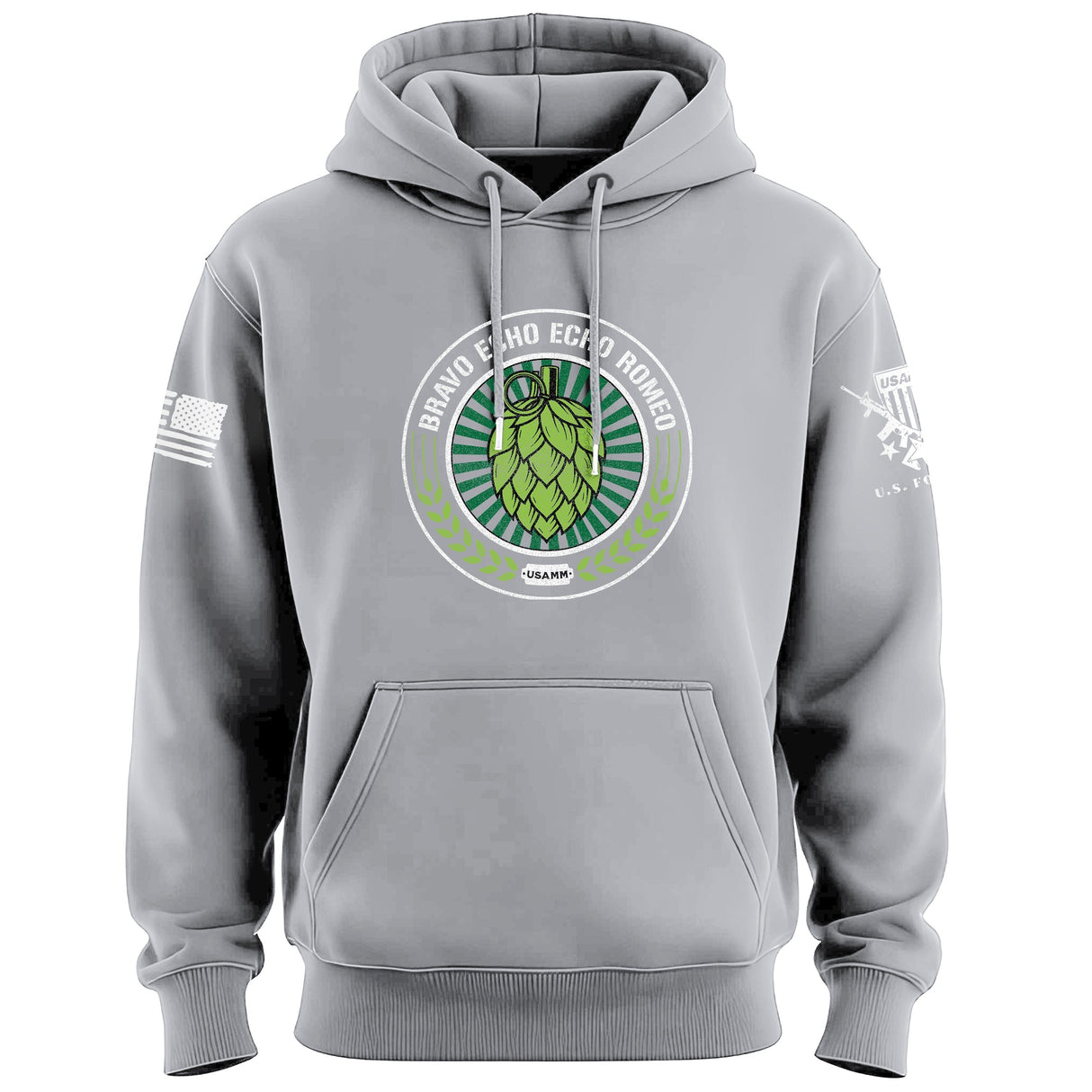 Bravo Echo Echo Romeo Grenade Hoodie Hoodies 