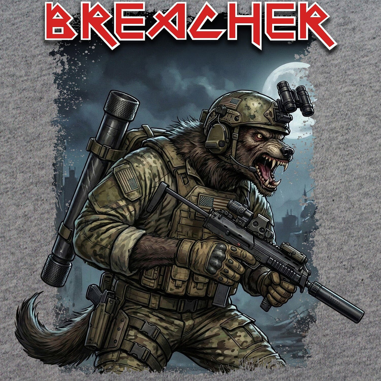 Werewolf Breacher T-Shirt Shirts 