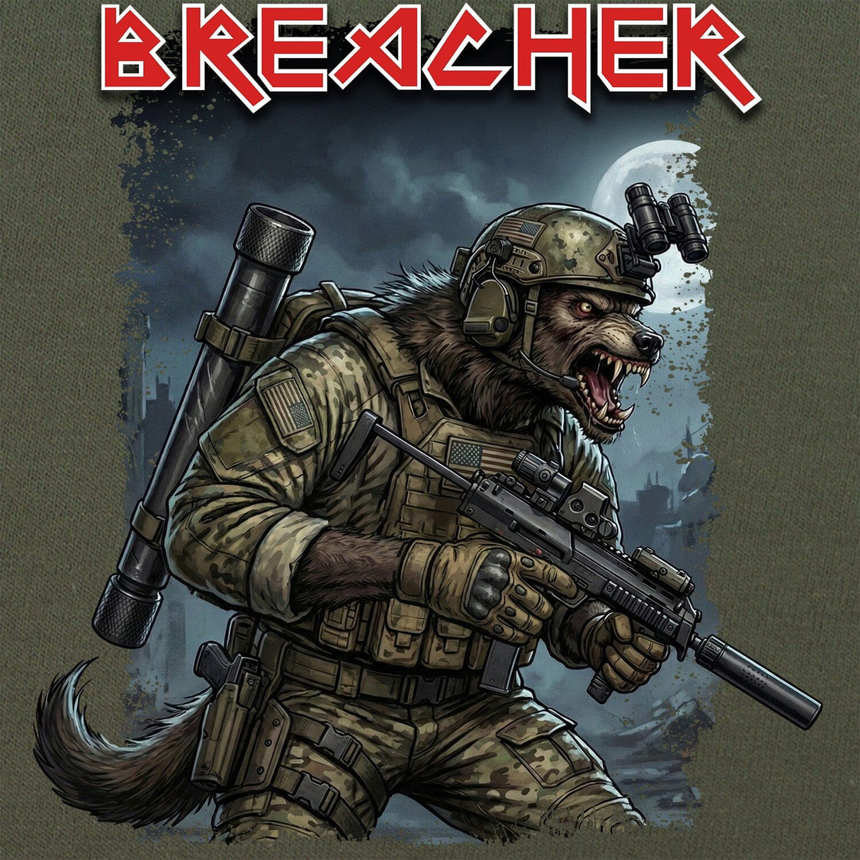 Werewolf Breacher T-Shirt Shirts 