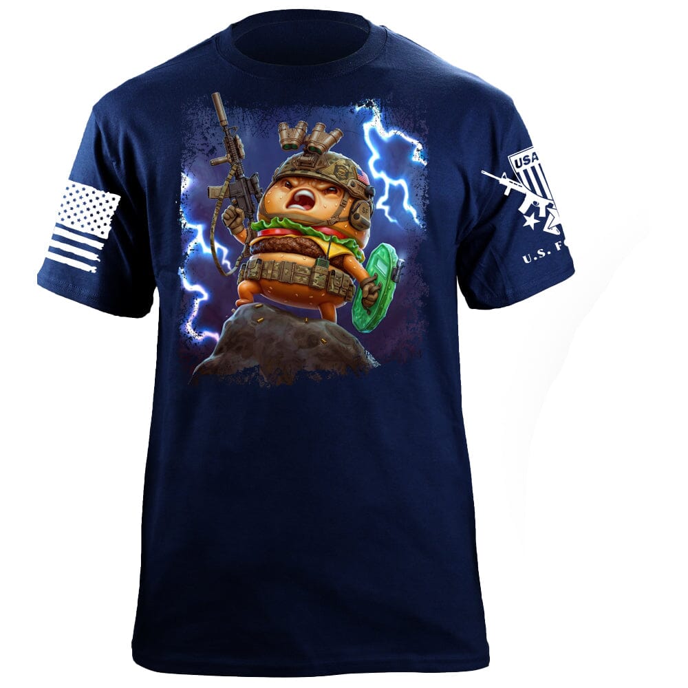 Burger Operator T-Shirt Shirts 88108-S-NAVY