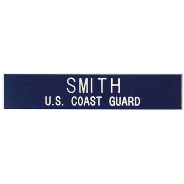 Coast Guard Engraved Plastic Name Plate