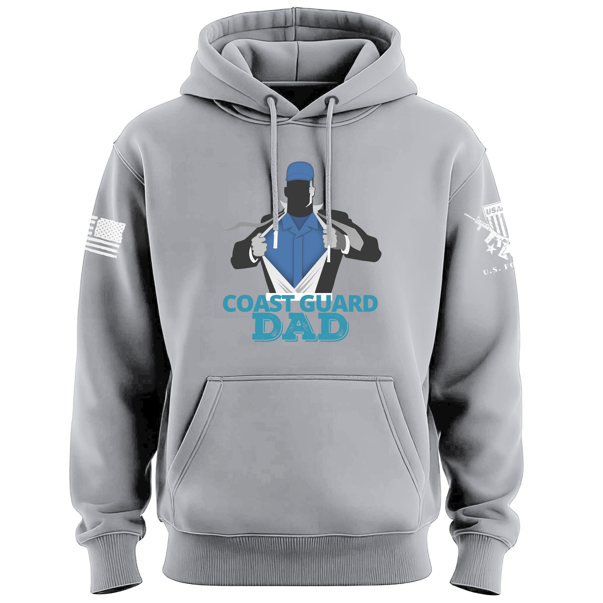 Coast Guard Dad Hoodie Hoodies 