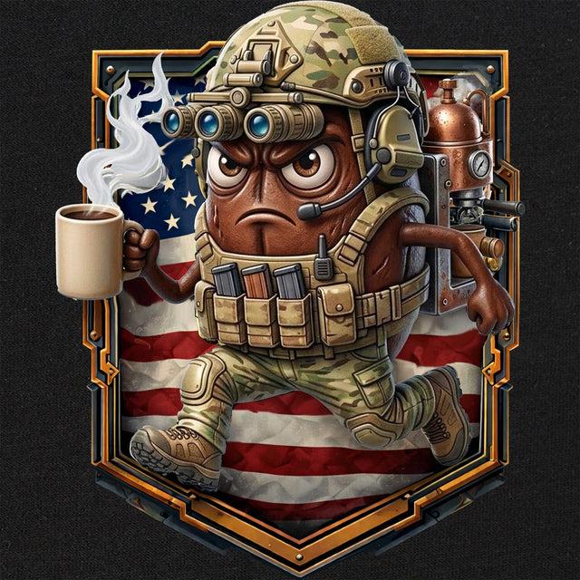 Coffee Bean Shield T-Shirt Shirts 