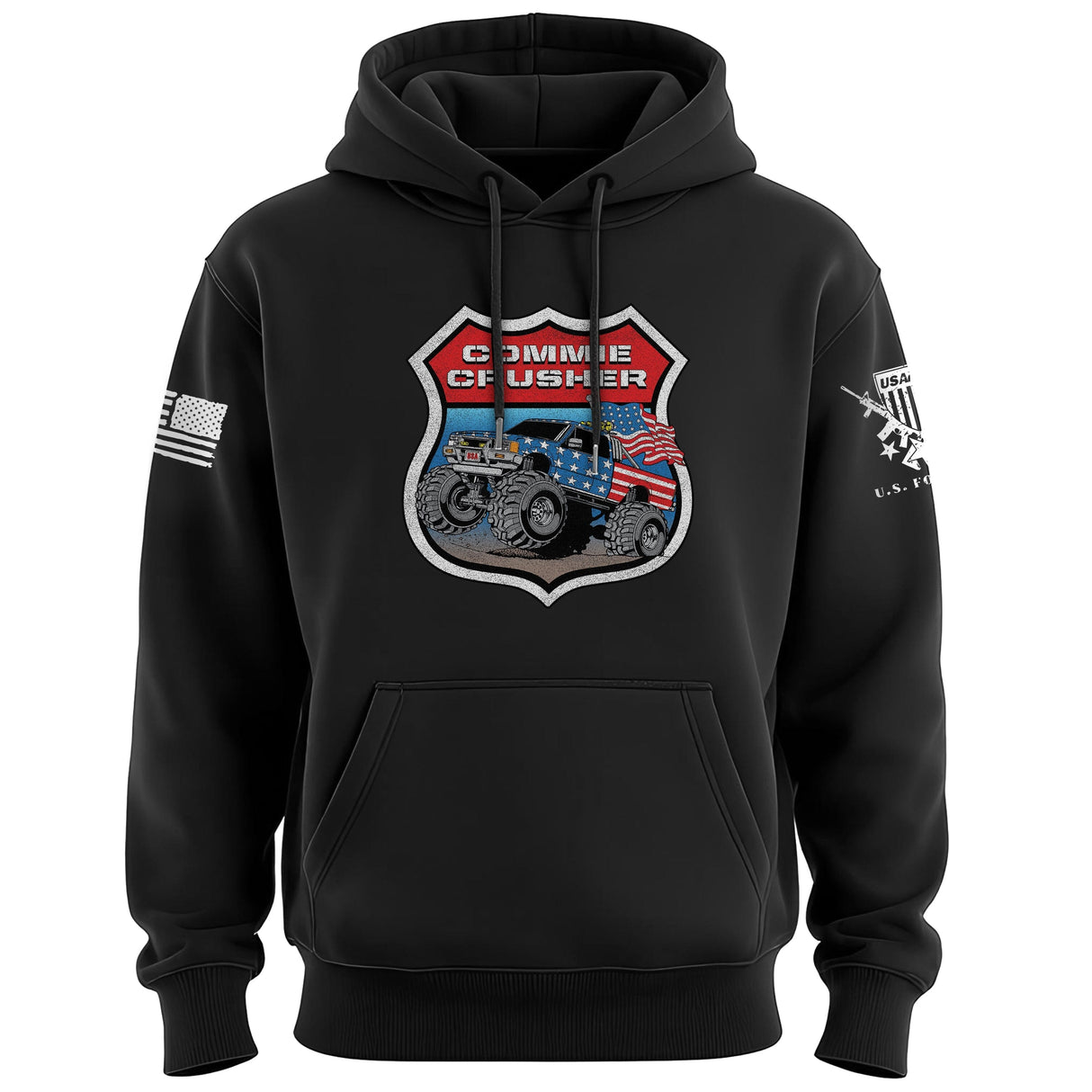 Commie Crusher Monster Truck Hoodie Hoodies 