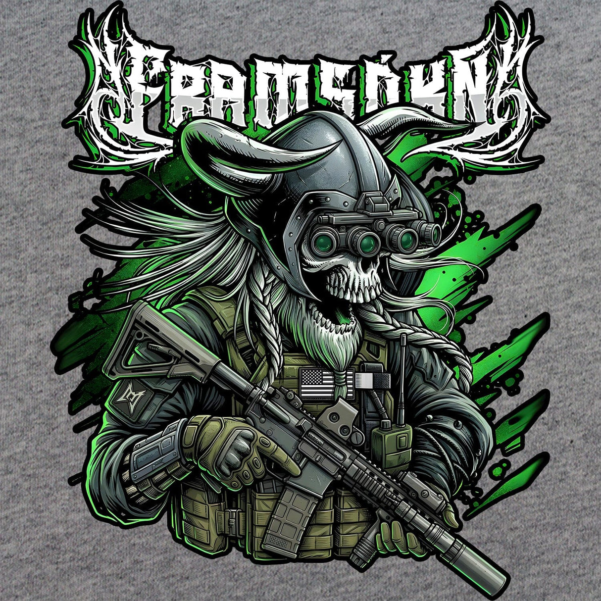 Death Metal Viking T-Shirt Shirts 