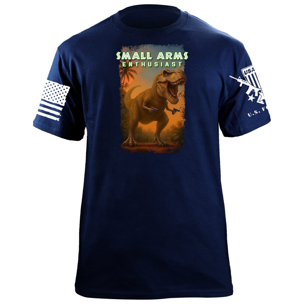 Small Arms Enthusiast T-Shirt Shirts 87306-S-NAVY