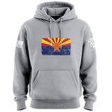 Distressed Arizona Flag Hoodie Hoodies 