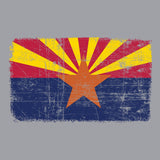 Distressed Arizona Flag Hoodie Hoodies 
