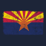 Distressed Arizona Flag Hoodie Hoodies 