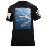 F-14 Carrier Painting T-Shirt Shirts 88176-S-BK