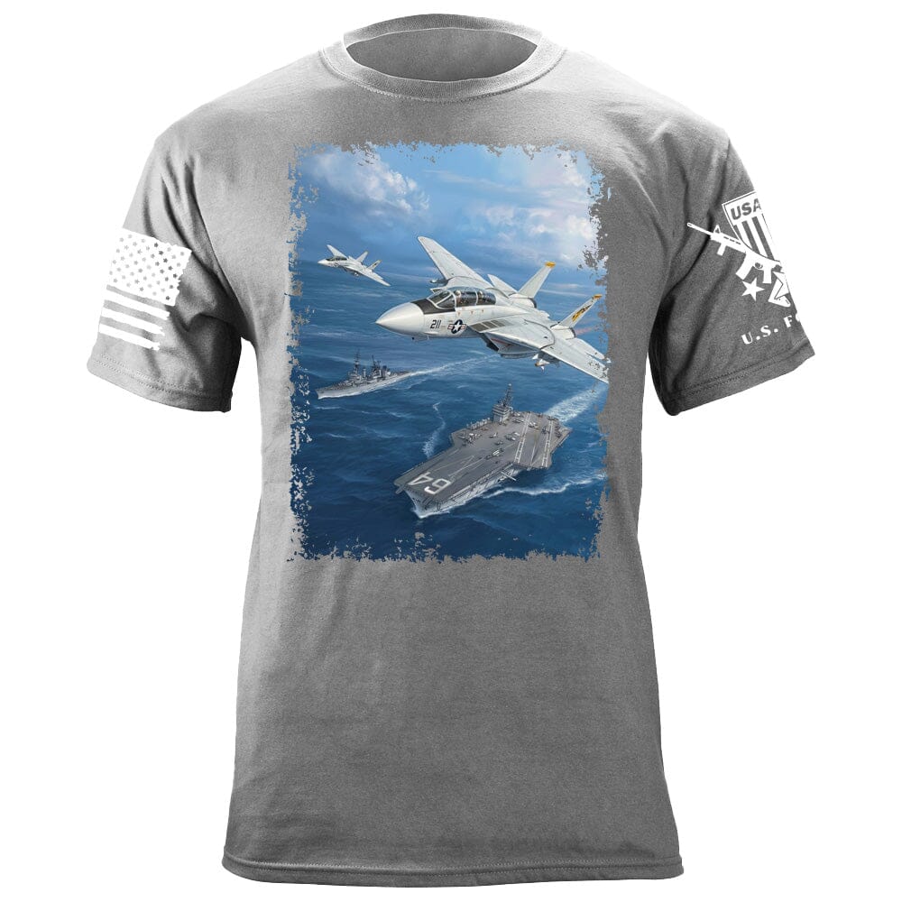 F-14 Carrier Painting T-Shirt Shirts 88176-S-HG