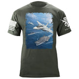 F-14 Carrier Painting T-Shirt Shirts 88176-S-MG
