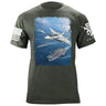 F-14 Carrier Painting T-Shirt Shirts 88176-S-MG