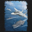 F-14 Carrier Painting T-Shirt Shirts 