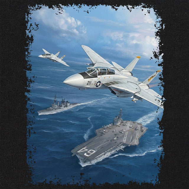 F-14 Carrier Painting T-Shirt Shirts 