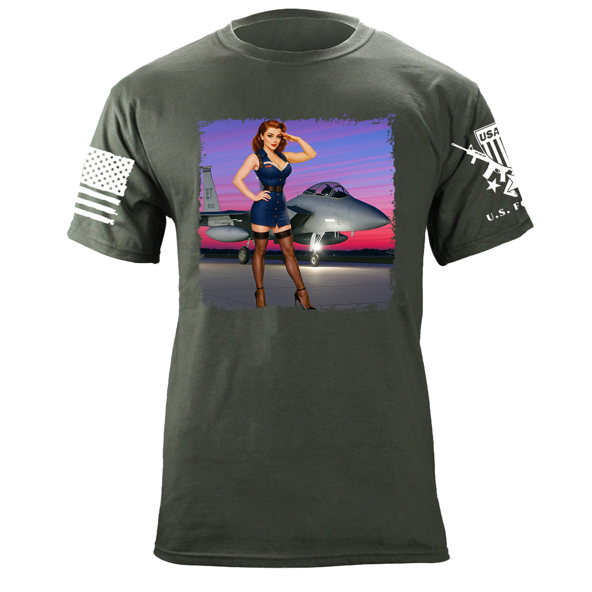 F15 Pinup Girl T-Shirt