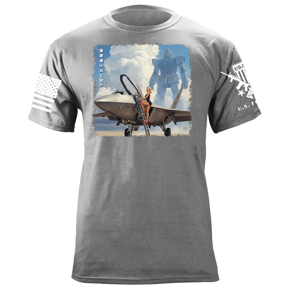 F-22 Gundam T-Shirt Shirts 88030-S-HG