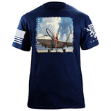 F-22 Gundam T-Shirt Shirts 88030-S-NAVY