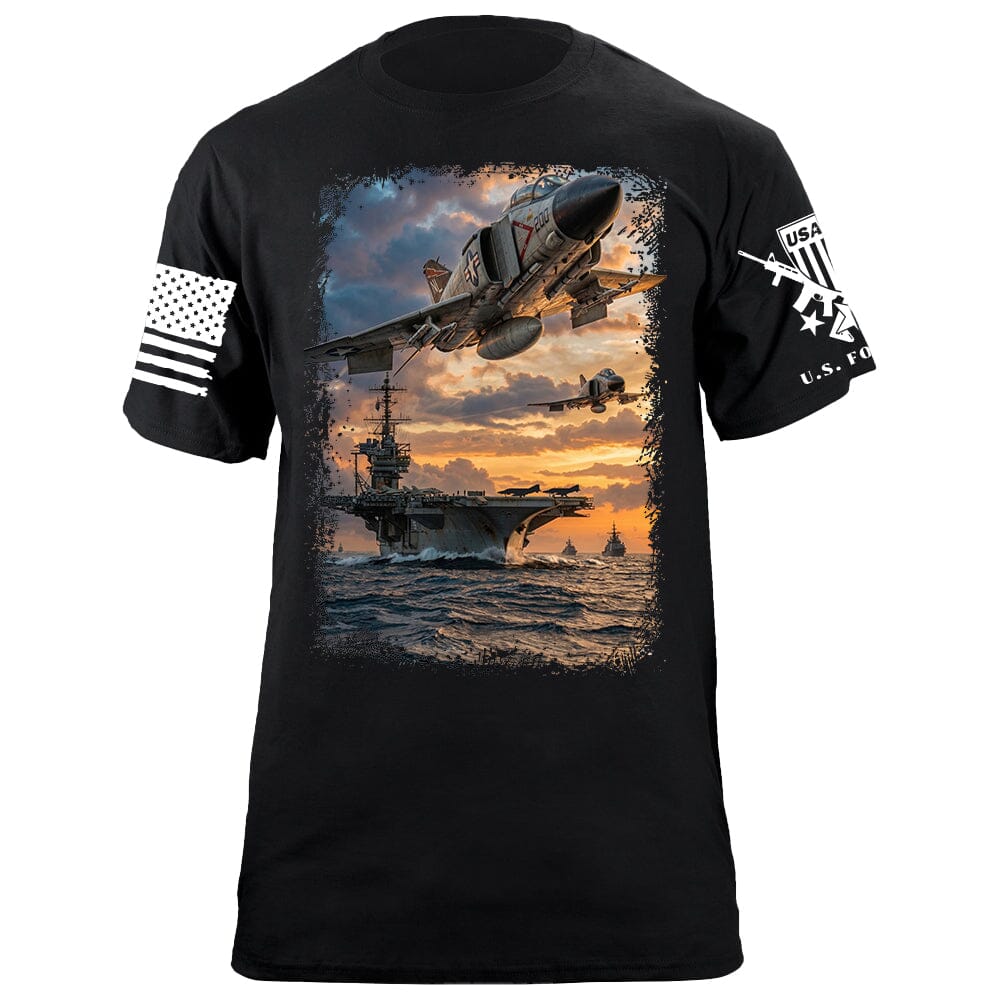 F4 Phantom-Carrier T-Shirt Shirts 88120-S-BK