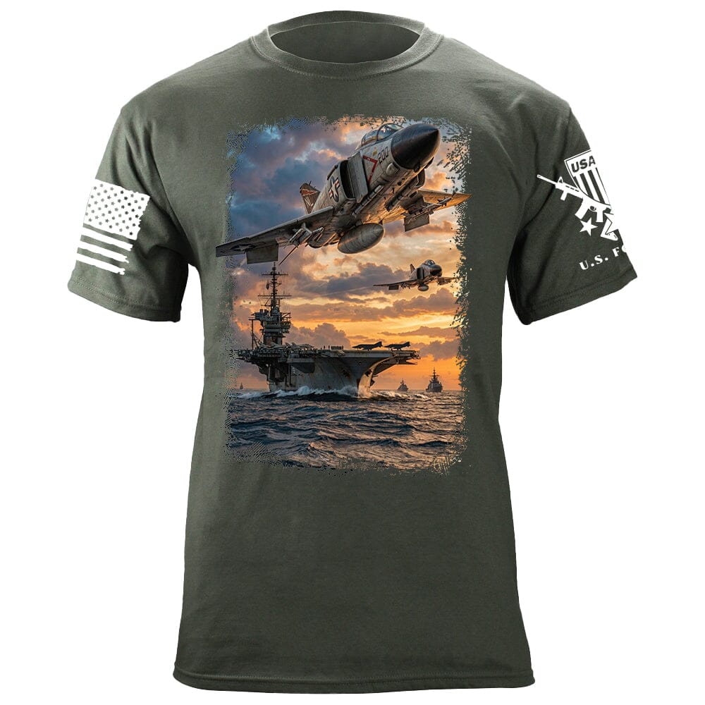 F4 Phantom-Carrier T-Shirt Shirts 88120-S-MG