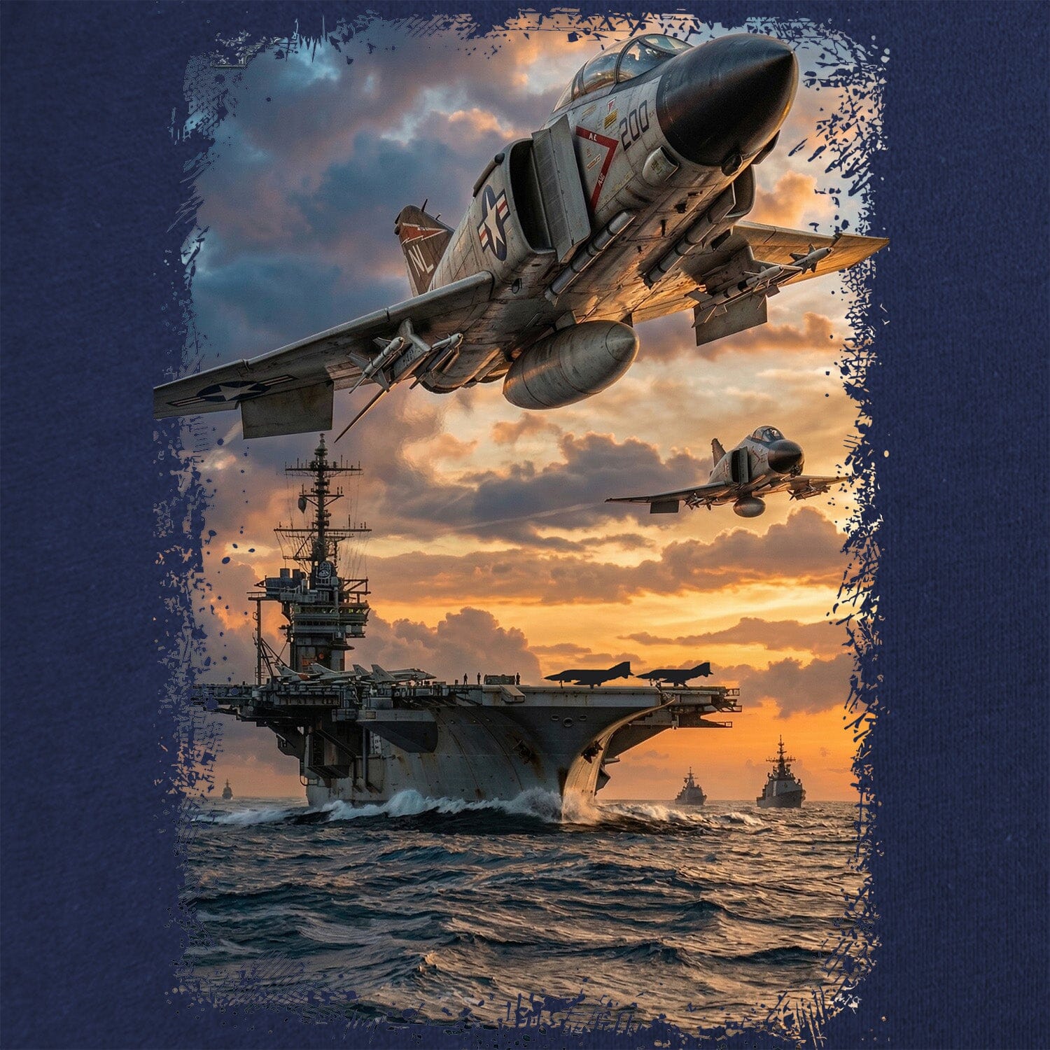F4 Phantom-Carrier T-Shirt │USAMM