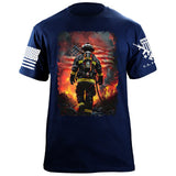 American Firefighter T-Shirt Shirts 88180-S-NAVY