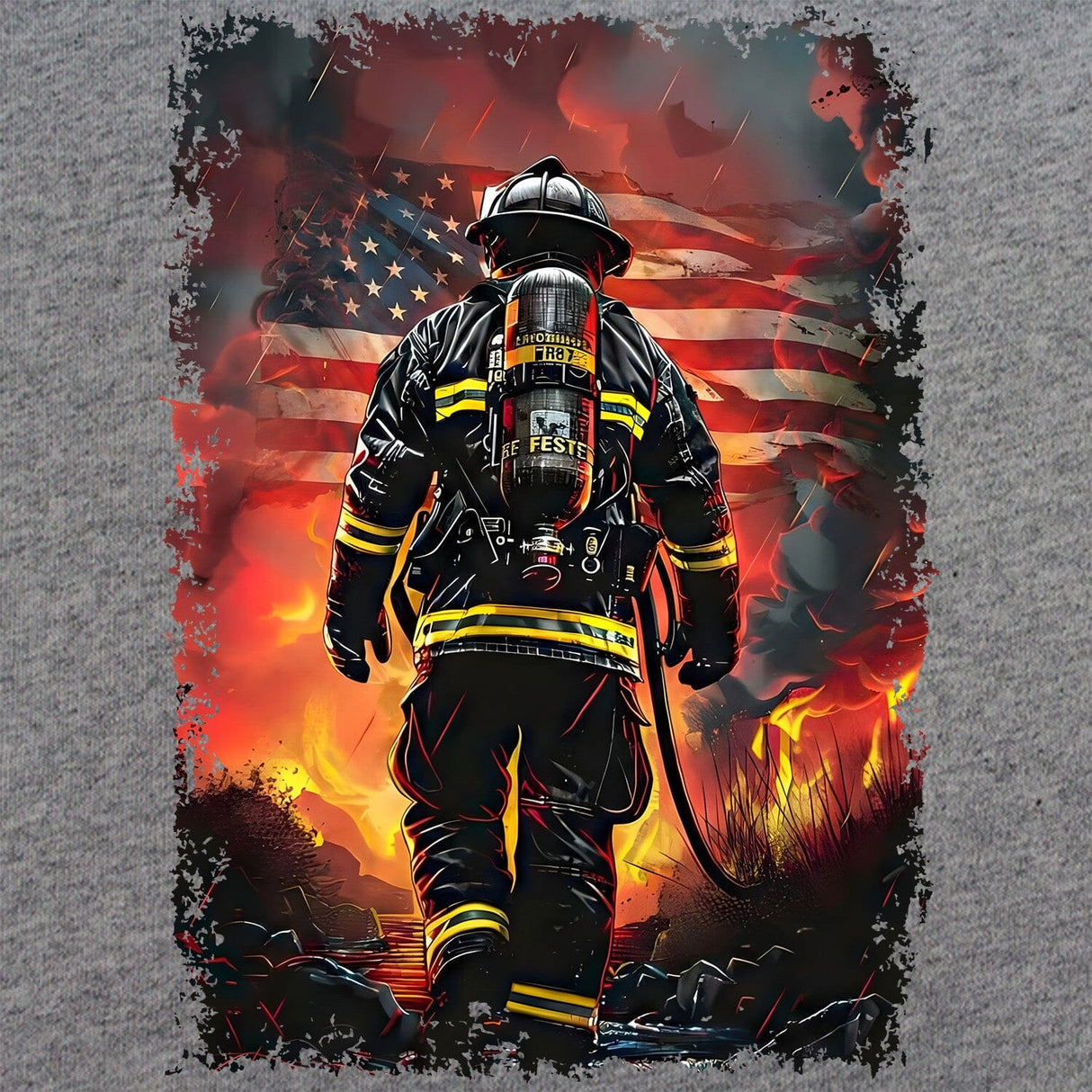 American Firefighter T-Shirt Shirts 
