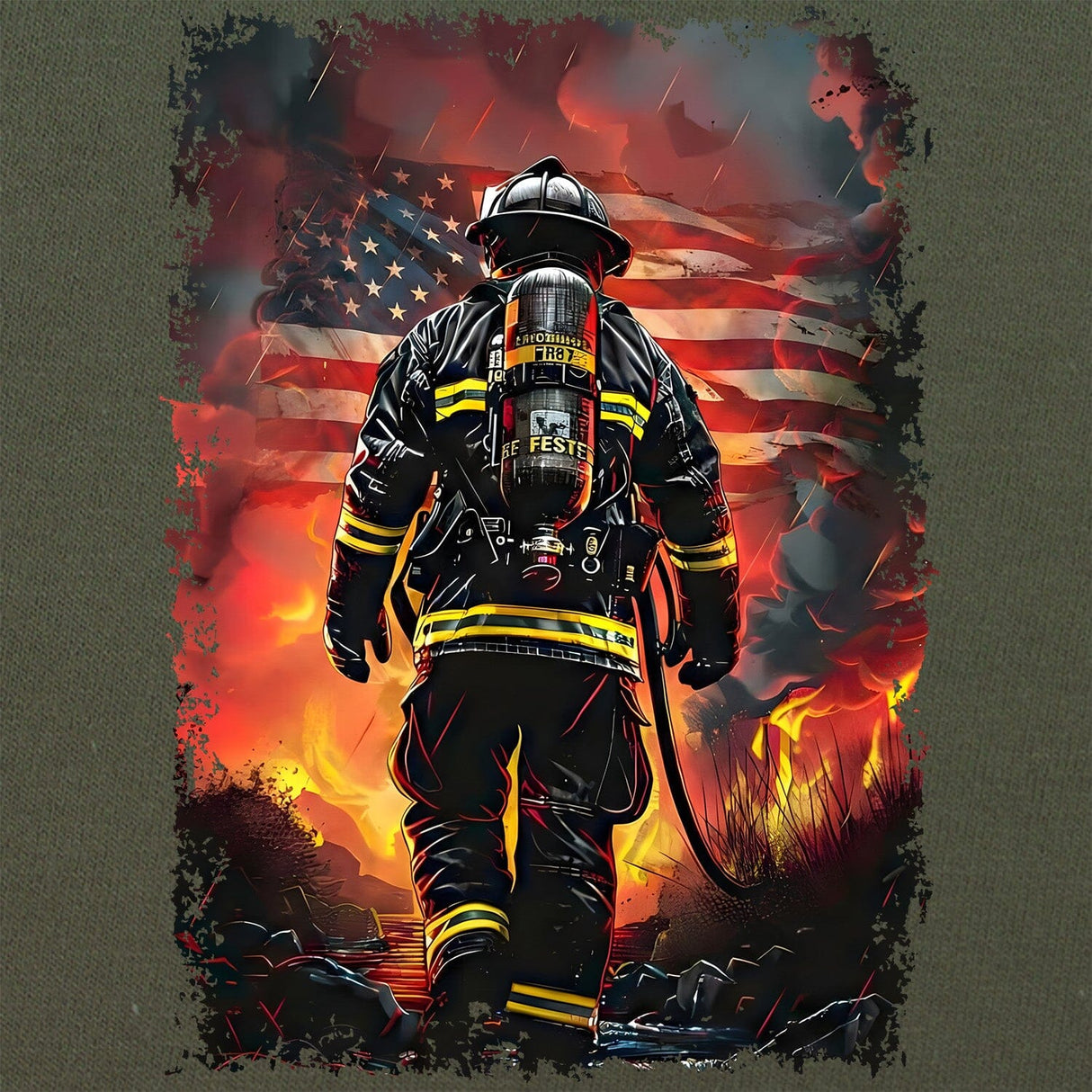 American Firefighter T-Shirt Shirts 