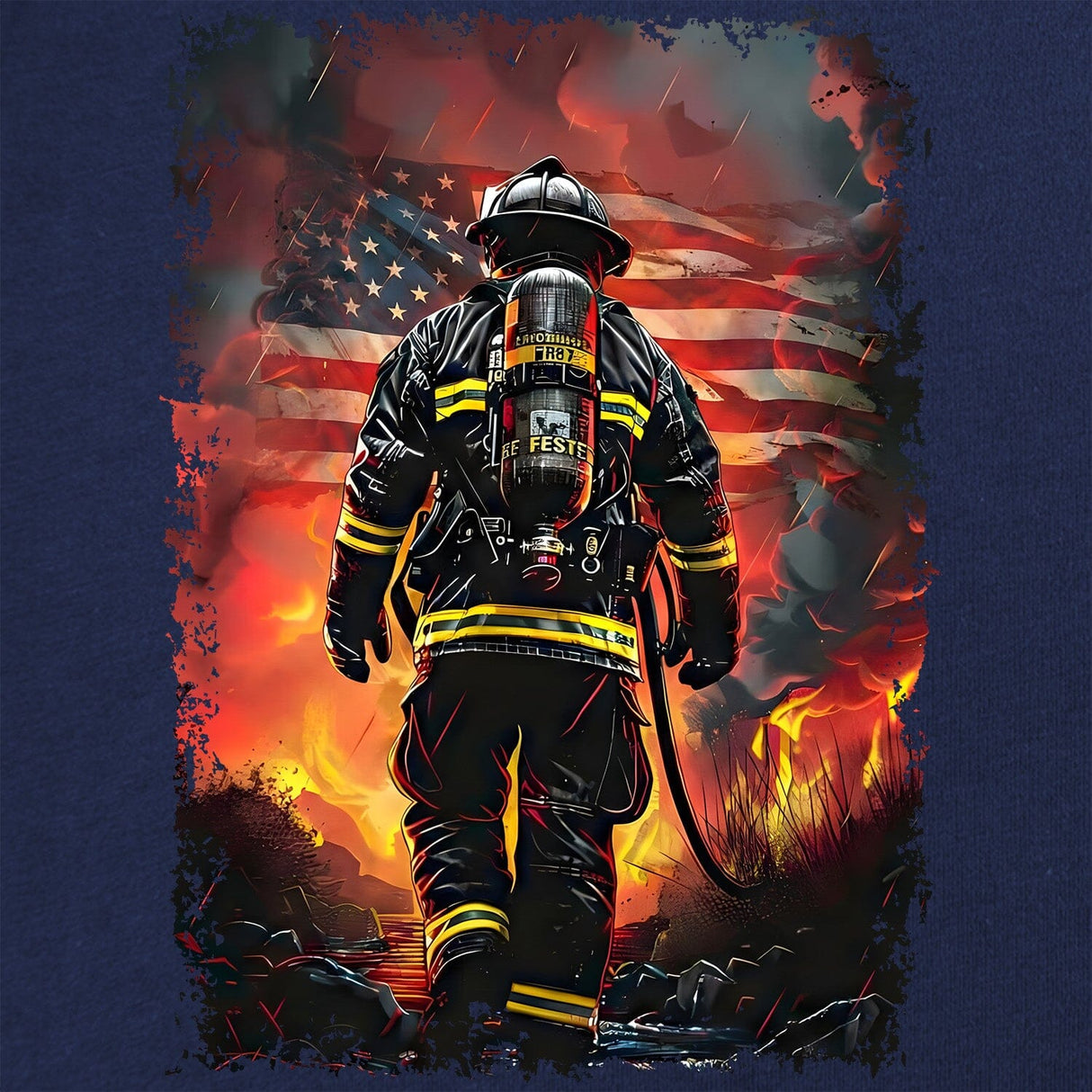 American Firefighter T-Shirt Shirts 