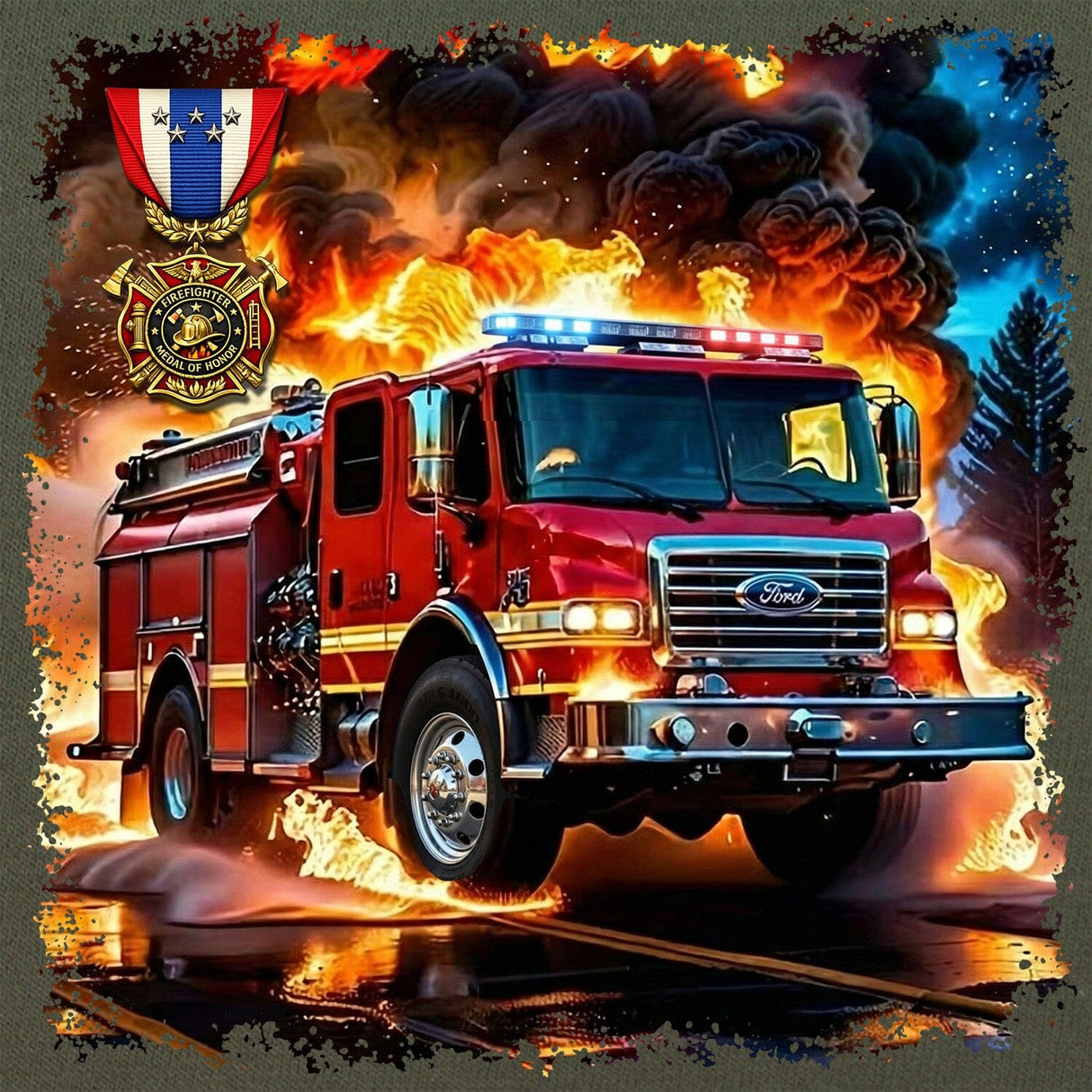Firetruck T-Shirt Shirts 