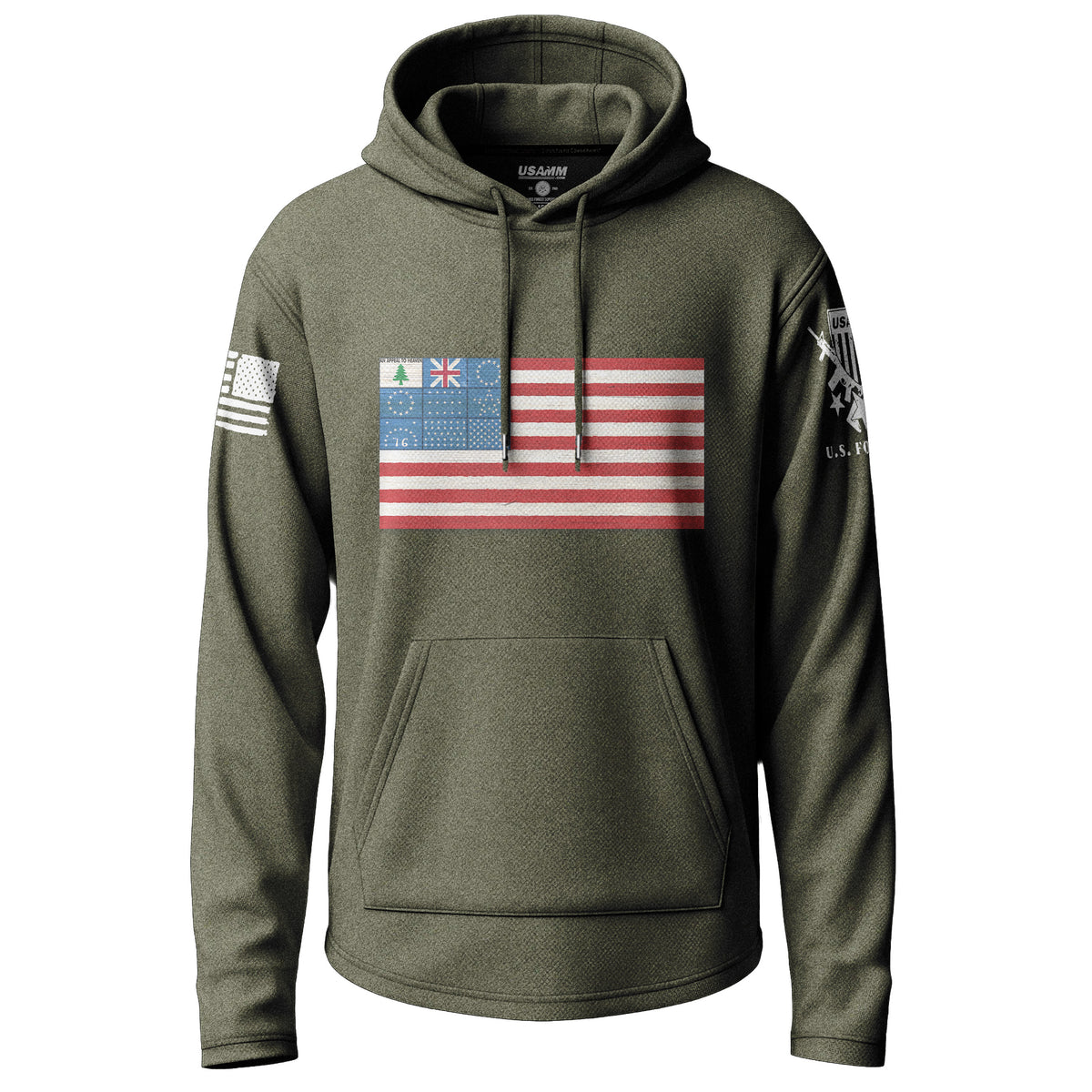 For Which It Stands Historic Flag Graphic Lightweight Hoodie