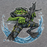 Frogman Cartoon T-Shirt Shirts 
