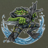 Frogman Cartoon T-Shirt Shirts 