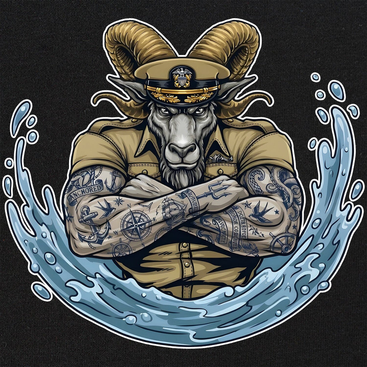 Captain GOAT T-Shirt Shirts 