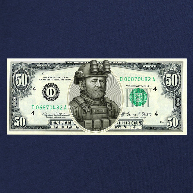 Grant 50 Dollar Bill T-Shirt Shirts 