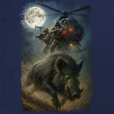 Hog Hunting Operators T-Shirt Shirts 88188-S-NAVY