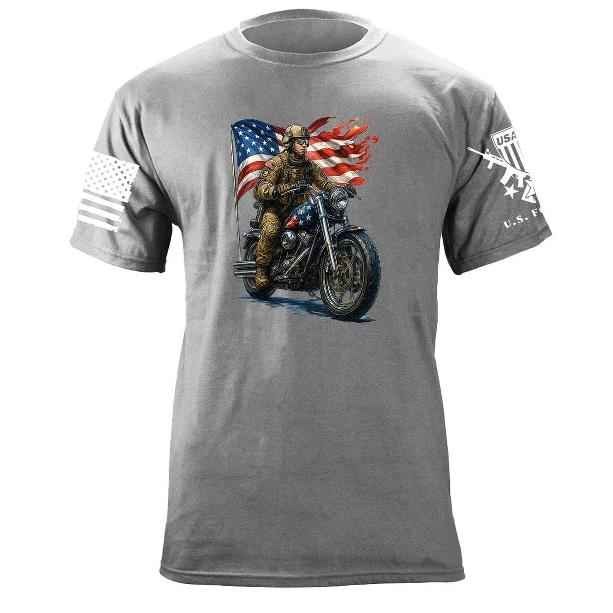 Infantry Motorcycle T-Shirt Shirts 87387-S-HG