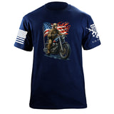 Infantry Motorcycle T-Shirt Shirts 87387-S-NAVY