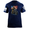 Infantry Motorcycle T-Shirt Shirts 87387-S-NAVY