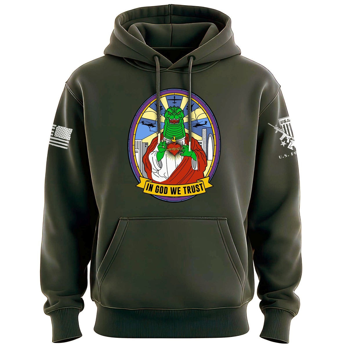 In God We Trust Hoodie Hoodies 100131-S-MG